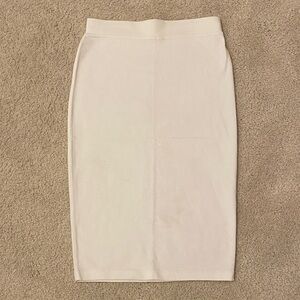 White Pencil Skirt